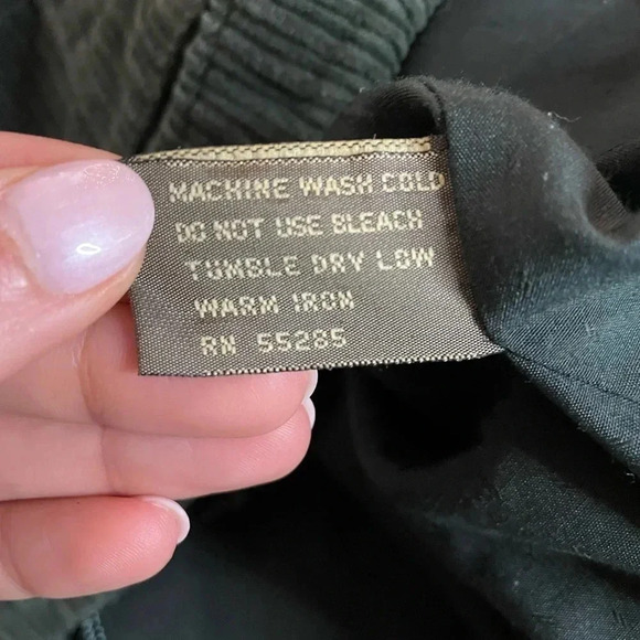 3 FOR $15 Vintage Express Dark Green Corduroy 1/4 Zip Pullover Size S - Picture 9 of 11